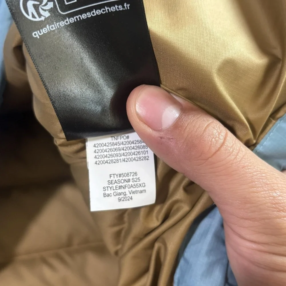 The North Face fill snags